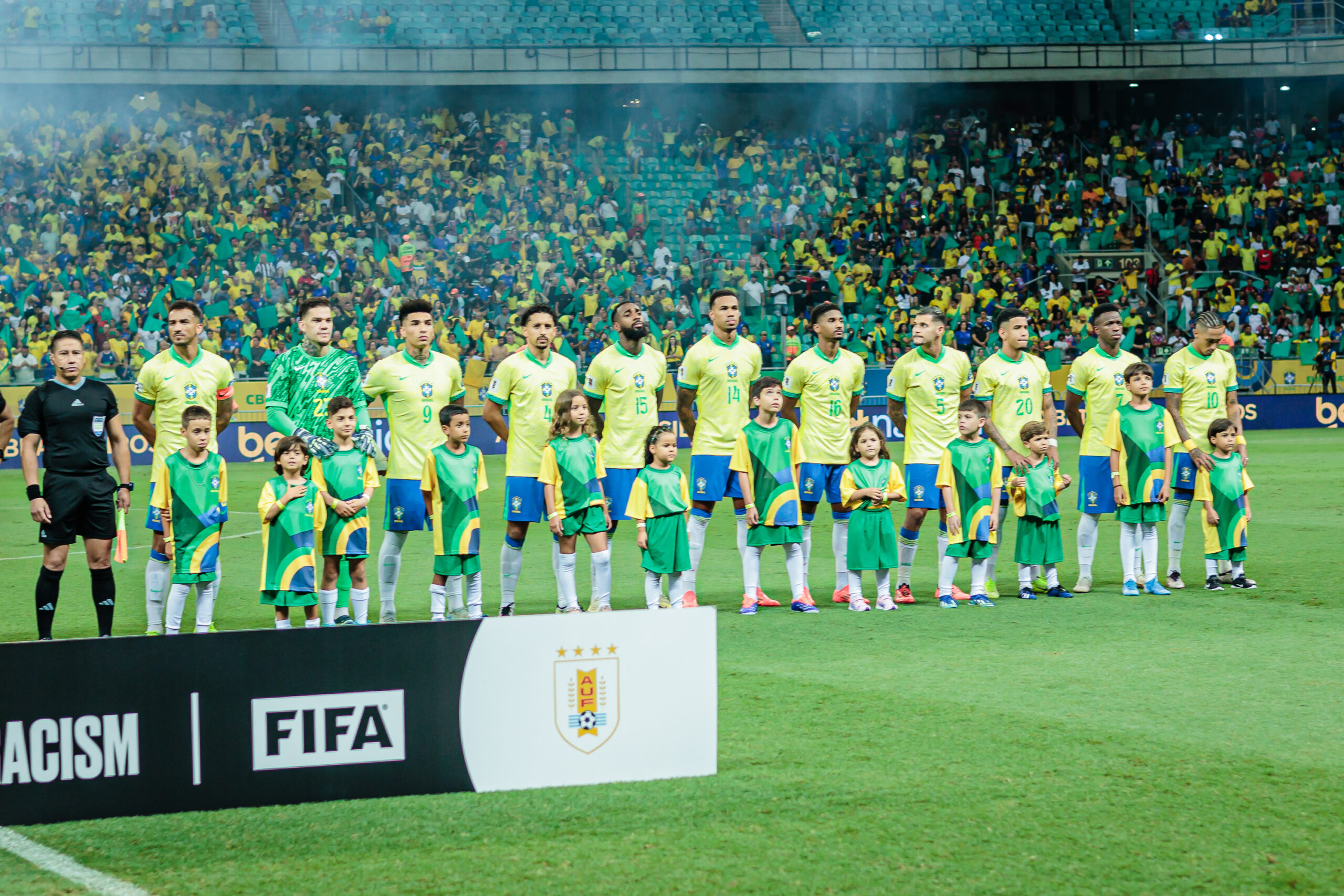 Brasil 1x1 Uruguai terminou em empatado
