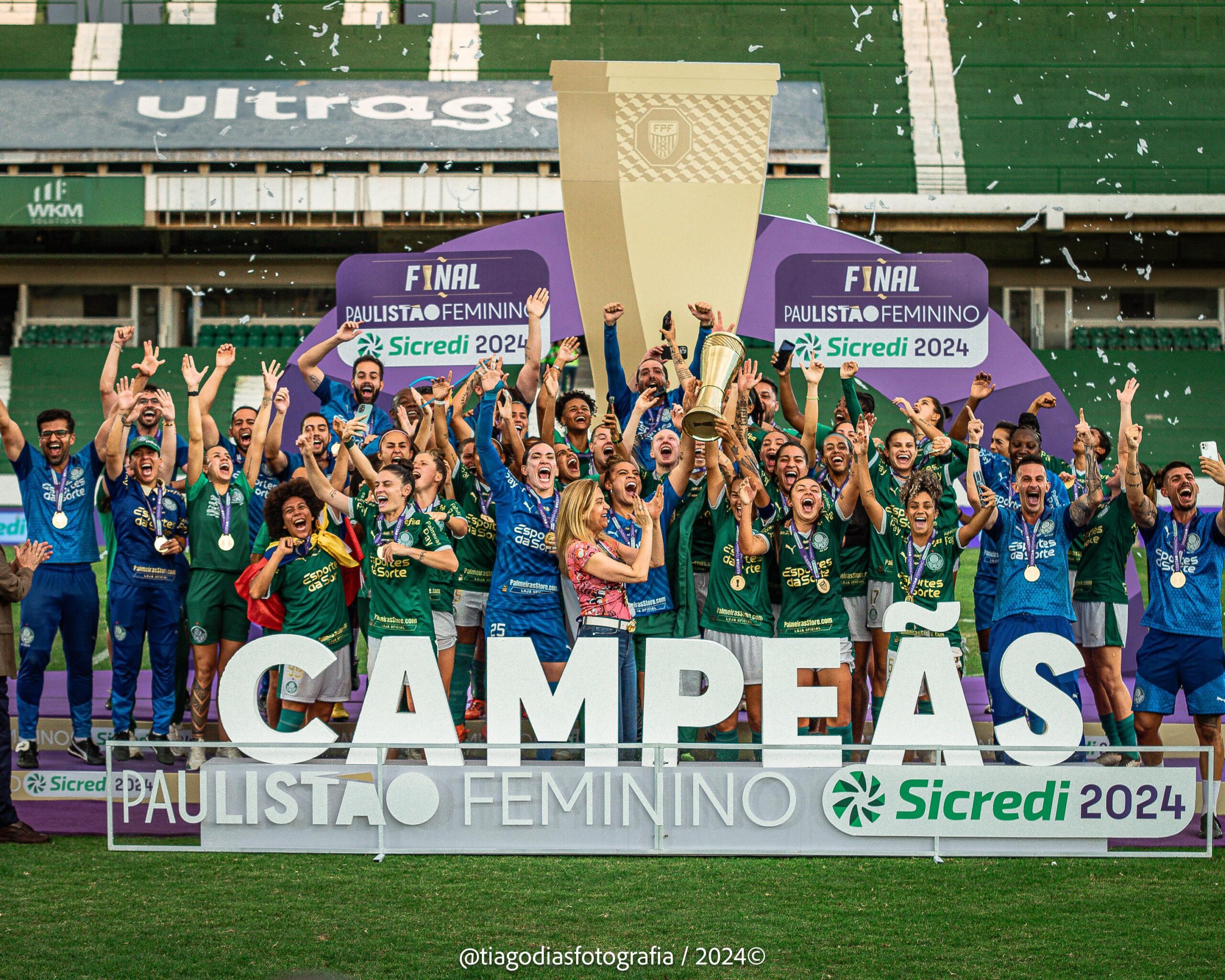 Palmeiras conquistou primeiro titulo do Campeonato Paulista Feminino