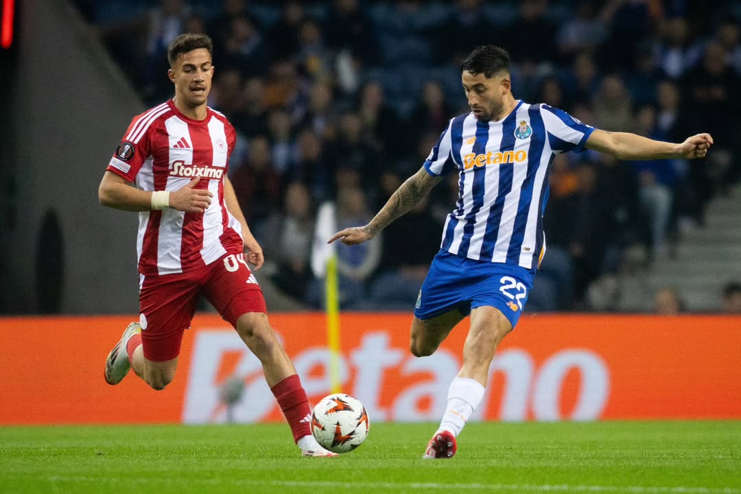 FC PORTO PERDE PARA O OLYMPIACOS POR 1X0 PELA UEFA EUROPA LEAGUE 2025