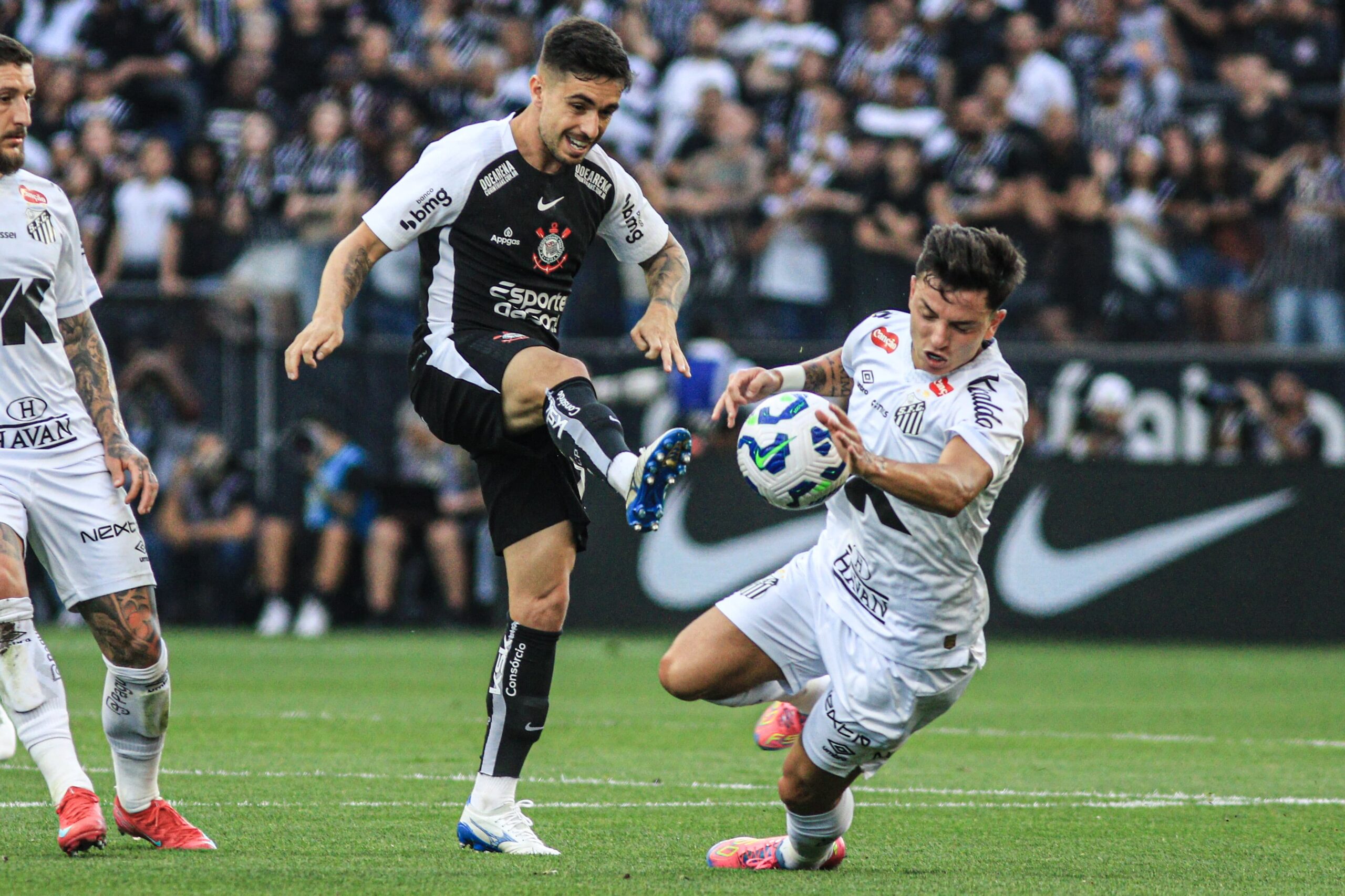 CORINTHIANS X SANTOS - CAMPEONATO BRASILEIRO - FOTOS-  NICOLLAS VIEIRA BERNARDES LOPES/MGX PRESS 