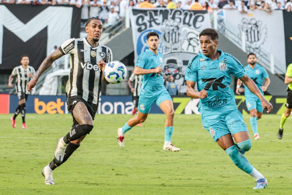 SANTOS SOFRE DERROTA EM CASA POR 1X0 PARA BOTAFOGO