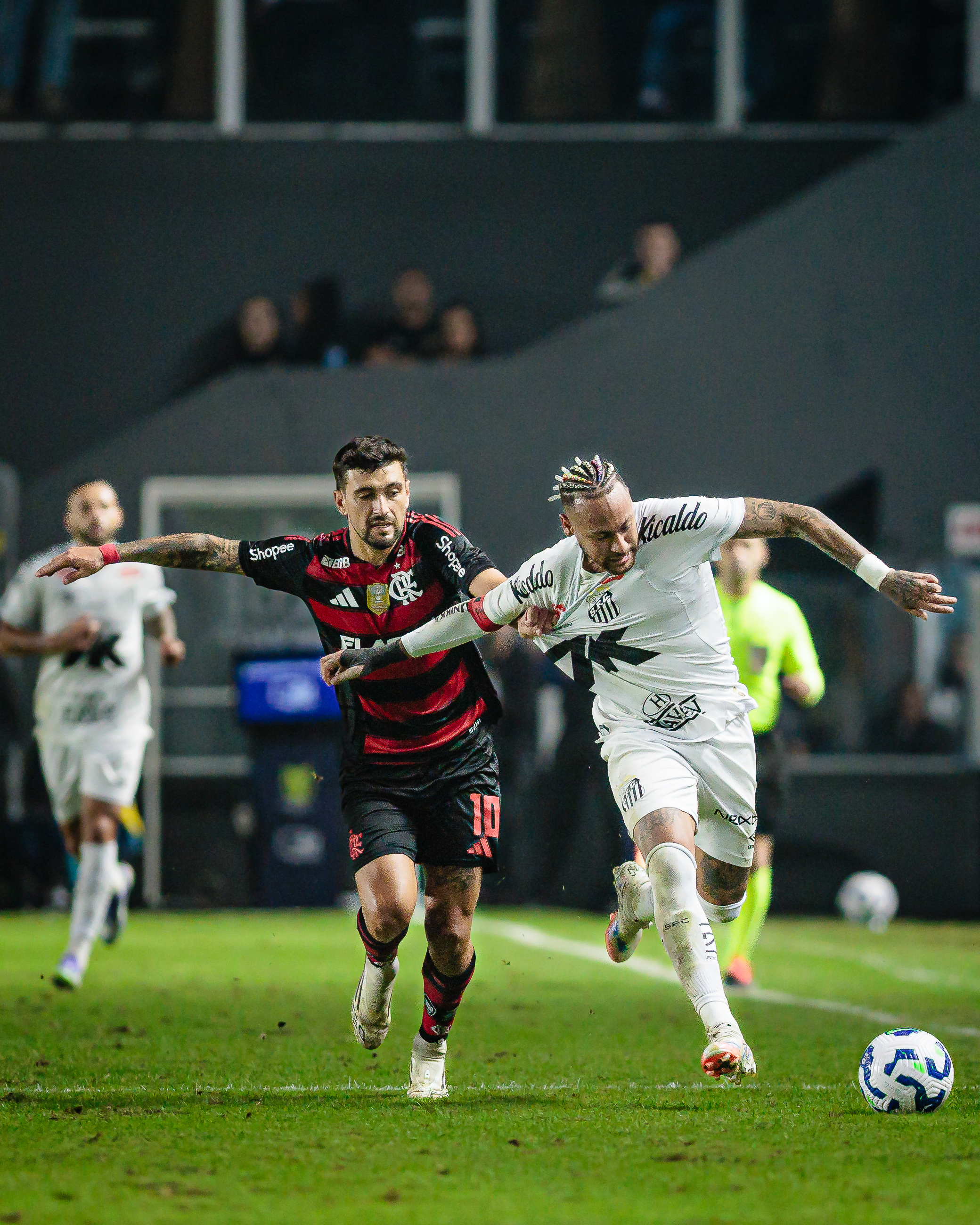 SANTOS VENCE FLAMENGO POR 1X0 EM CASA PELO CAMPEONATO BRASILEIRO 