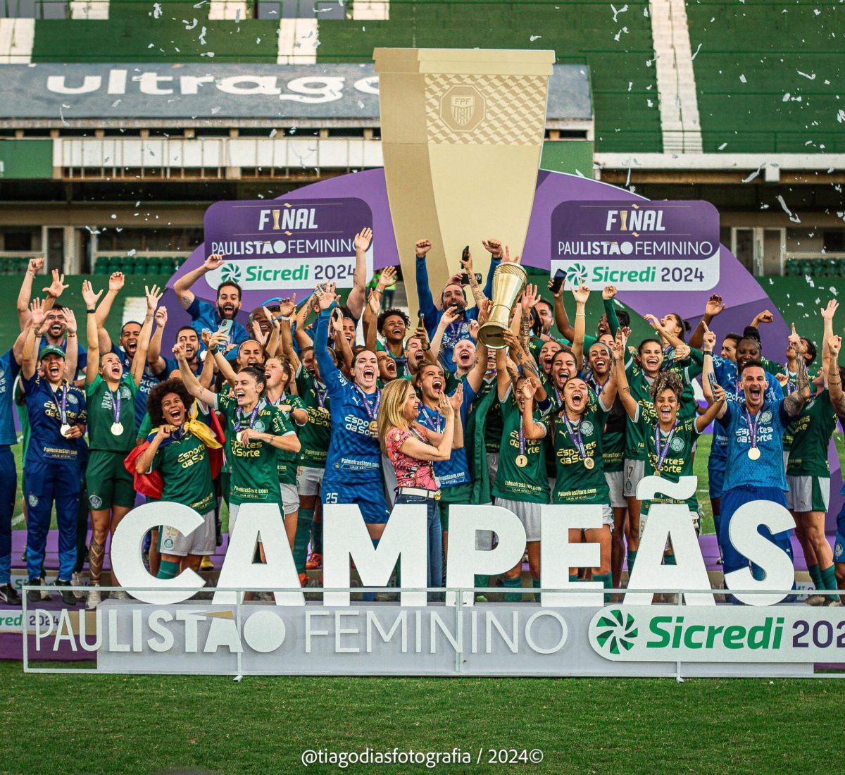 Palmeiras conquistou primeiro titulo do Campeonato Paulista Feminino