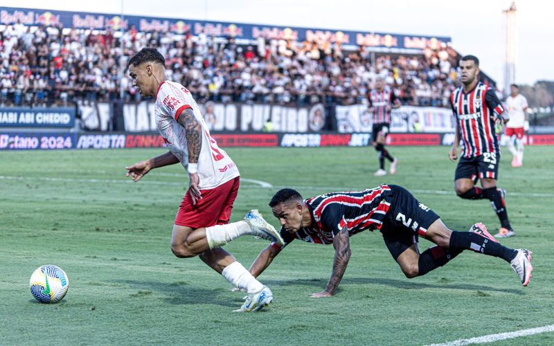 São Paulo e Red Bull Bragantino empataram em 1 a 1 na 34ª rodada do Brasileirão